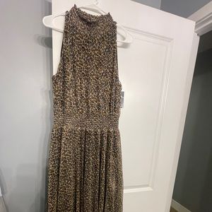 Sam Edelman Long Leopard Print Dress